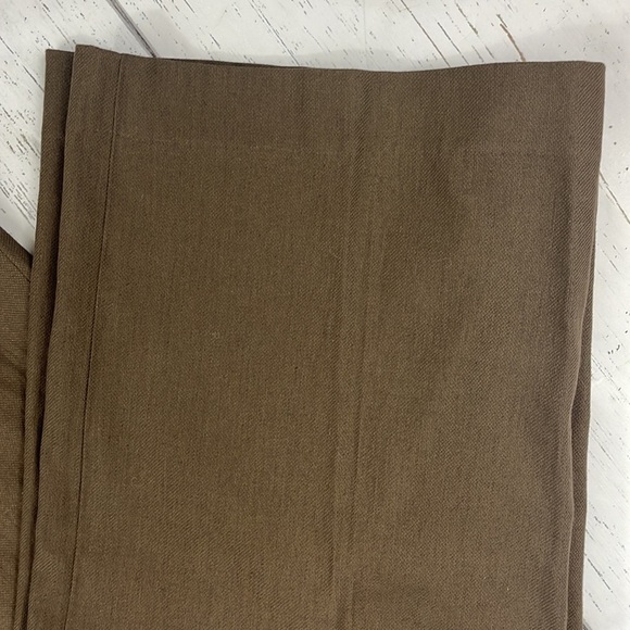 J.Jill Genuine Fit Below Waist Brown Linen Blend Beachy Pants Womens Size 14 NWT - Picture 8 of 11